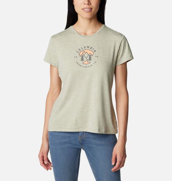 Women Columbia Sloan Ridge™ Technical Graphic T-Shirt Grey | US-WSGDXN-045