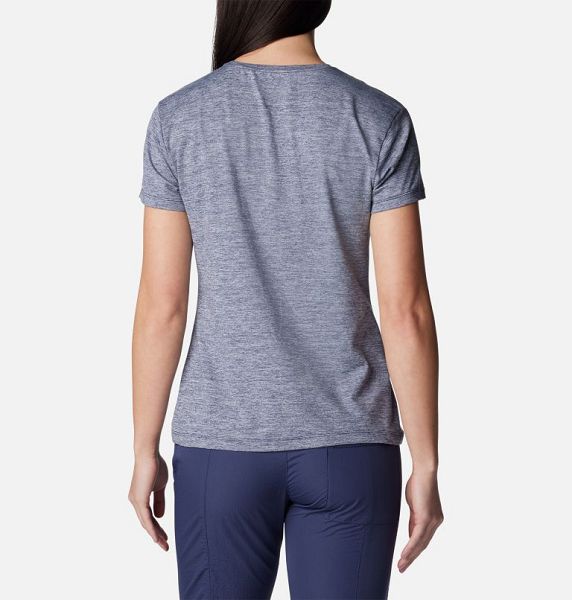 Women Columbia Sloan Ridge™ Technical Graphic T-Shirt Navy | US-KQVHFE-567