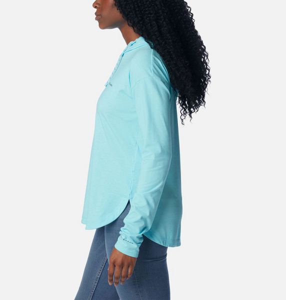 Women Columbia Sun Trek™ Hoodie Turquoise | US-DKOHUE-786