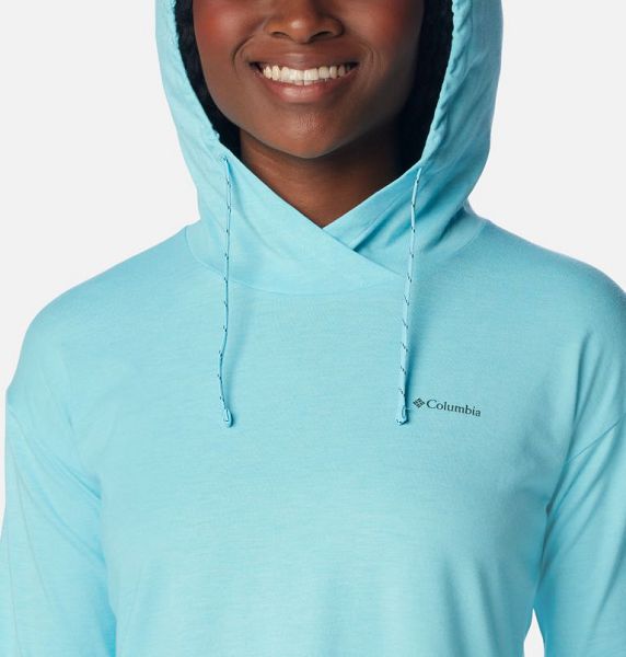 Women Columbia Sun Trek™ Hoodie Turquoise | US-DKOHUE-786