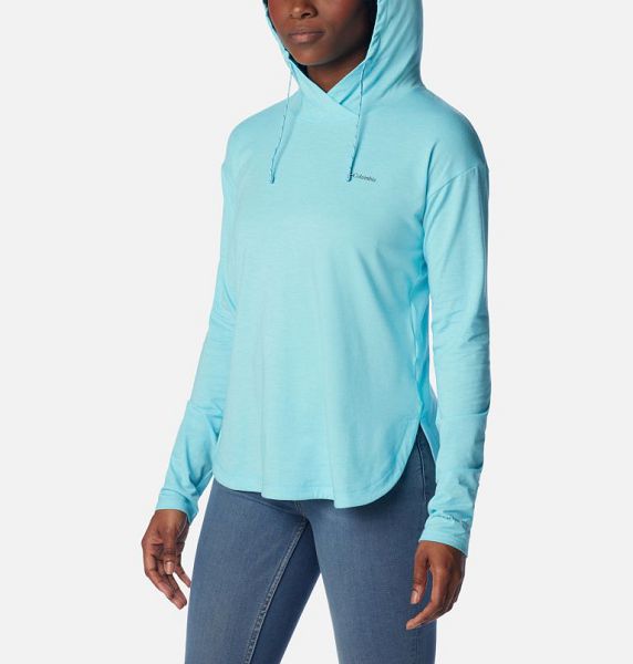 Women Columbia Sun Trek™ Hoodie Turquoise | US-DKOHUE-786