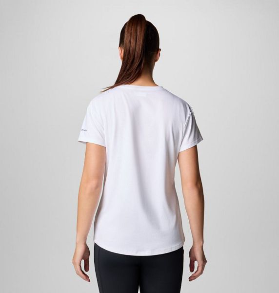 Women Columbia Sun Trek™ Technical Graphic T-Shirt White | US-FMVXBL-139