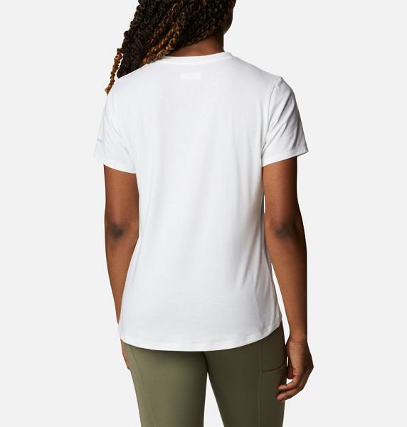 Women Columbia Sun Trek™ Technical Graphic T-Shirt White | US-MITYVD-689