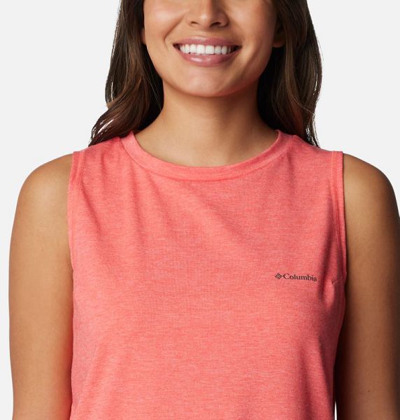 Women Columbia Sun Trek™ Technical Tank Top Orange | US-QDCNRO-013