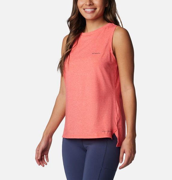 Women Columbia Sun Trek™ Technical Tank Top Orange | US-QDCNRO-013