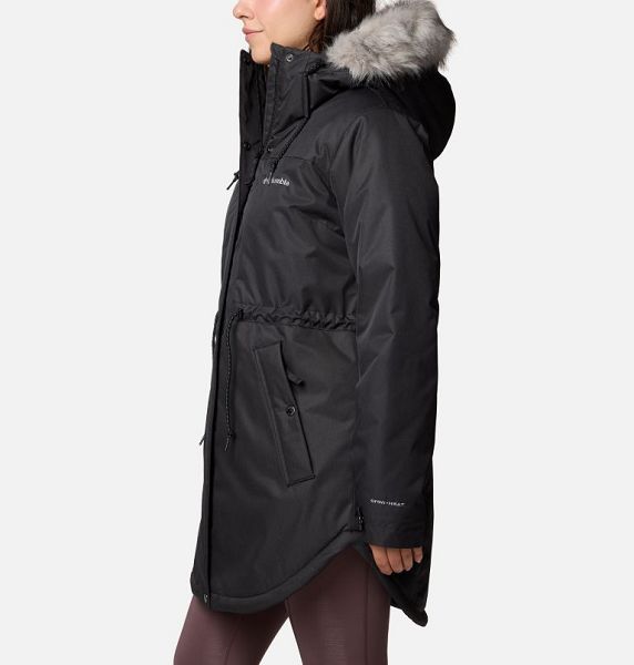 Women Columbia Suttle Mountain™ II Parka Jackets Black | US-ITNYFK-024