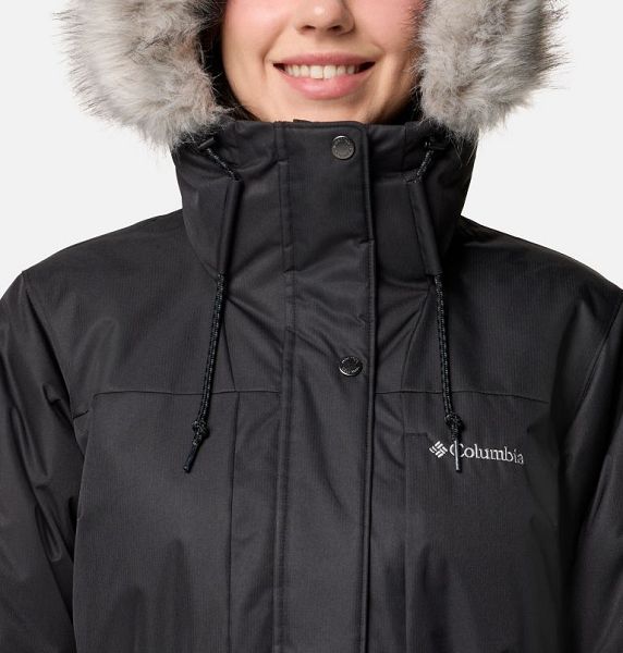 Women Columbia Suttle Mountain™ II Parka Jackets Black | US-ITNYFK-024