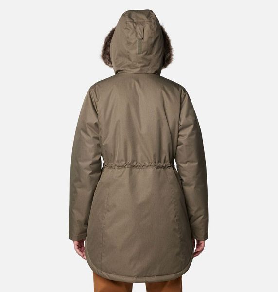 Women Columbia Suttle Mountain™ II Parka Jackets Grey / Green | US-NJZTRE-037