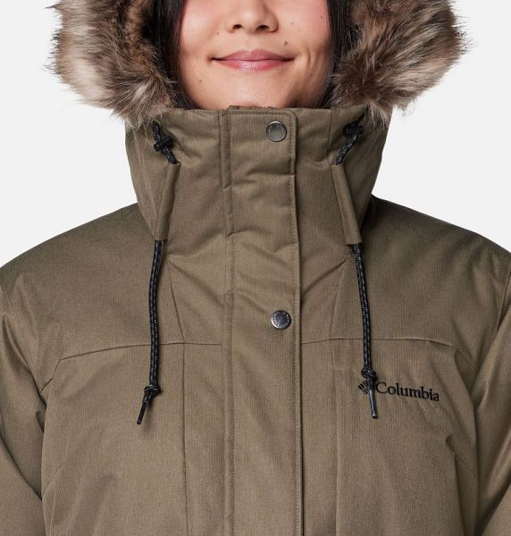 Women Columbia Suttle Mountain™ II Parka Jackets Grey / Green | US-NJZTRE-037