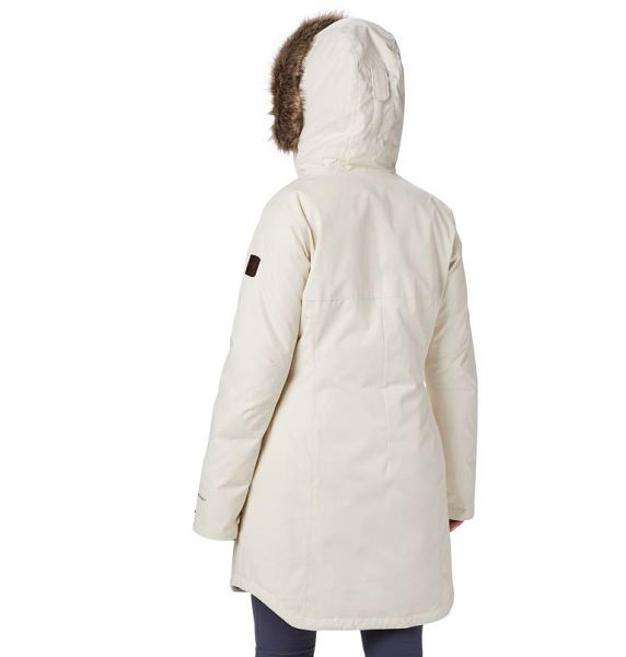 Women Columbia Suttle Mountain™ Long Synthetic Down Parka Jackets White | US-GJPSLT-182