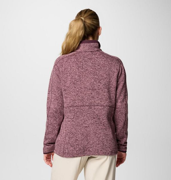 Women Columbia Sweater Weather™ II Fleece Jackets Burgundy | US-AKUEYM-213