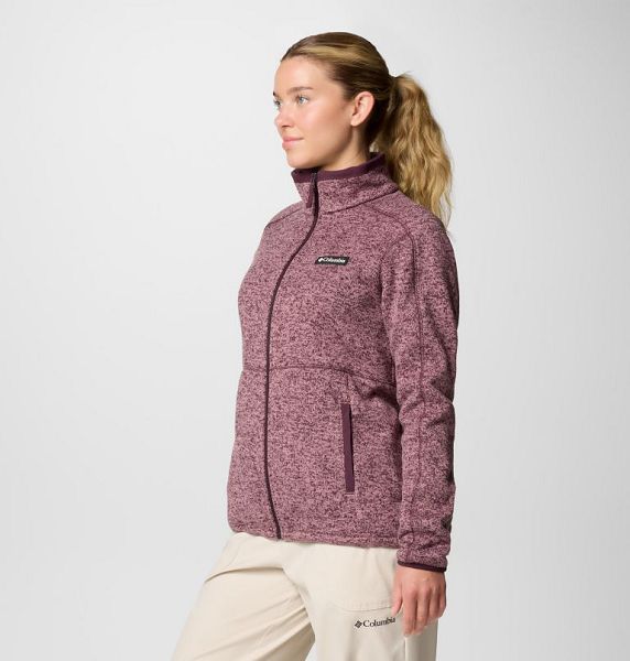 Women Columbia Sweater Weather™ II Fleece Jackets Burgundy | US-AKUEYM-213