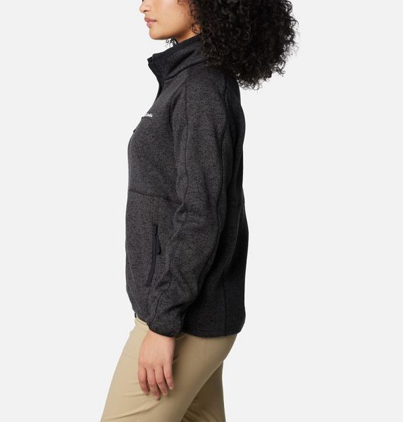 Women Columbia Sweater Weather™ II Fleece Jackets Black | US-IHQNTG-960