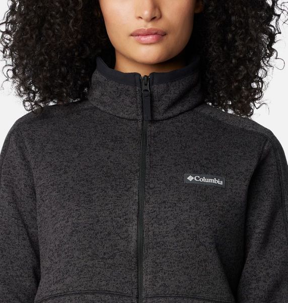 Women Columbia Sweater Weather™ II Fleece Jackets Black | US-IHQNTG-960