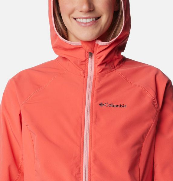 Women Columbia Sweet As™ Softshell Hooded Jackets Orange | US-RPLMCG-270