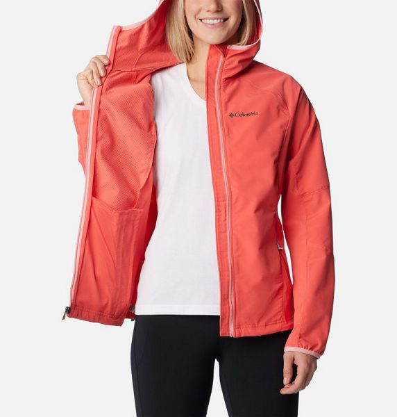 Women Columbia Sweet As™ Softshell Hooded Jackets Orange | US-RPLMCG-270