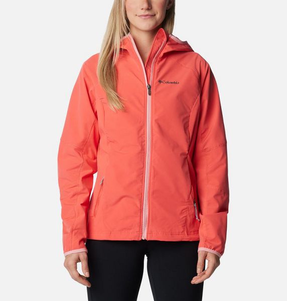 Women Columbia Sweet As™ Softshell Hooded Jackets Orange | US-RPLMCG-270