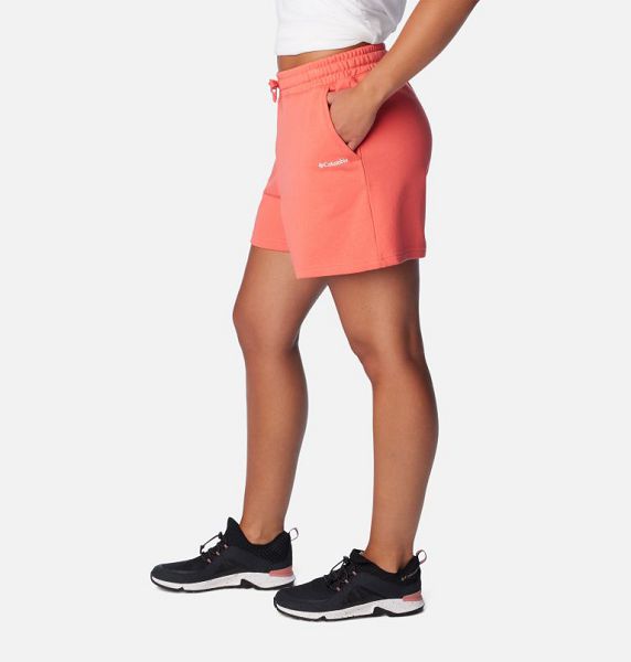 Women Columbia Trek™ French Terry Shorts Orange | US-PNAIEU-459