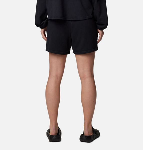 Women Columbia Trek™ French Terry Shorts Black | US-HCYGDS-713