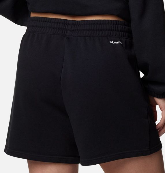 Women Columbia Trek™ French Terry Shorts Black | US-HCYGDS-713