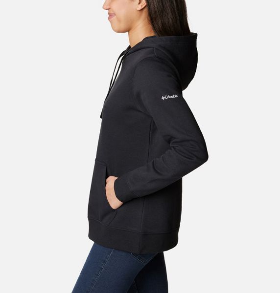 Women Columbia Trek™ Graphic Hoodie Black / White | US-CWMPVI-327