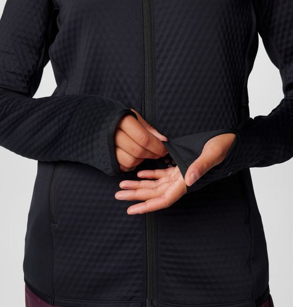 Women Columbia Triple Canyon™ Technical Grid Fleece Jackets Black | US-VGCRKH-701