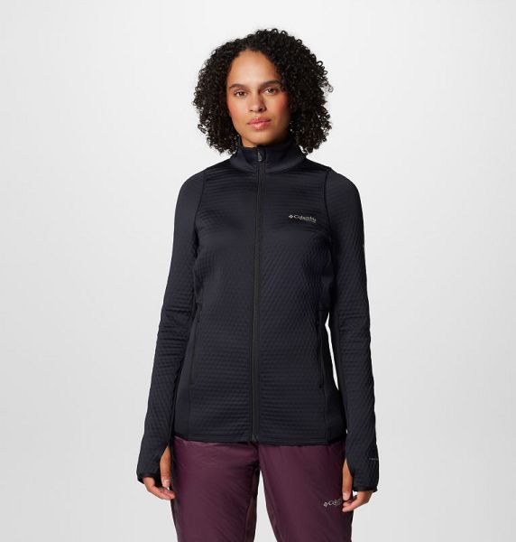 Women Columbia Triple Canyon™ Technical Grid Fleece Jackets Black | US-VGCRKH-701