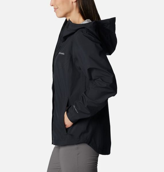 Women Columbia Wahkeena Falls™ 3L Waterproof Hiking Shell Jackets Black | US-DQZYTR-396