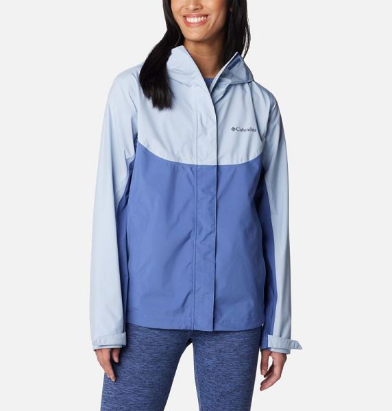 Women Columbia Wahkeena Falls™ 3L Waterproof Hiking Shell Jackets Blue | US-SULBWG-641