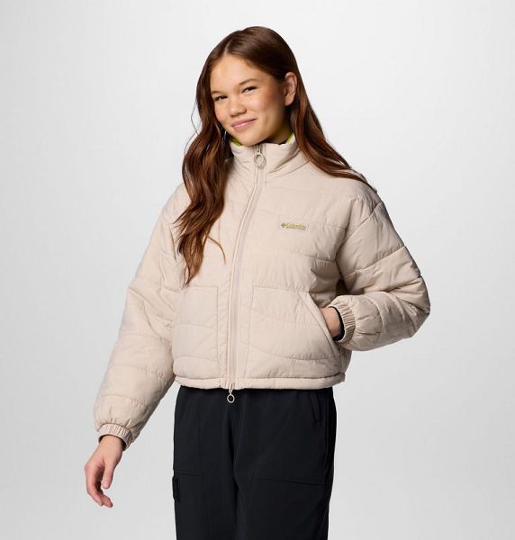 Women Columbia Wallowa™ Cropped Insulated Jackets Beige | US-JBQIVR-296