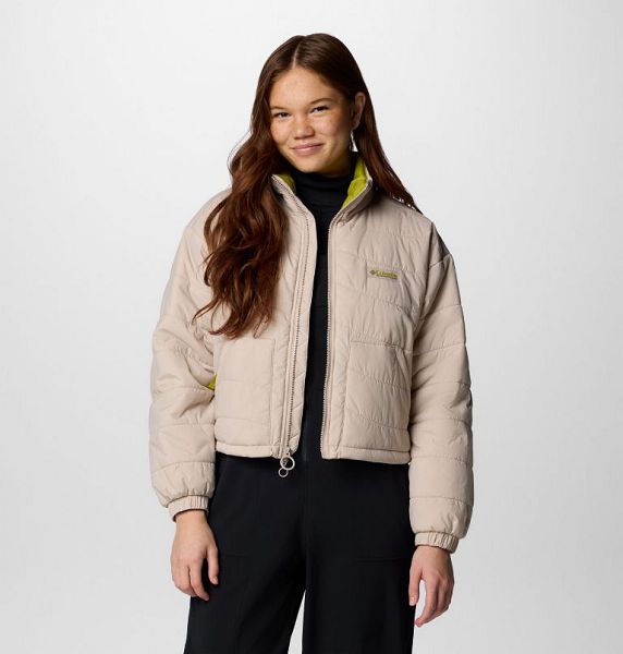 Women Columbia Wallowa™ Cropped Insulated Jackets Beige | US-JBQIVR-296