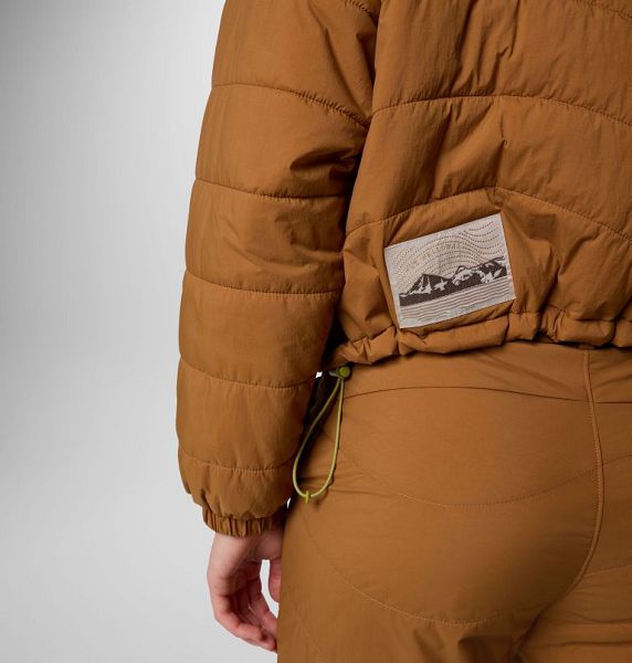 Women Columbia Wallowa™ Cropped Insulated Jackets Brown | US-APBJRK-238