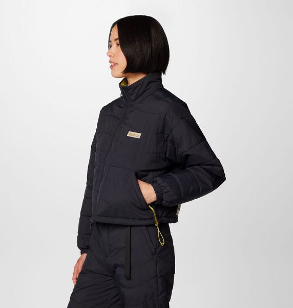 Women Columbia Wallowa™ Cropped Insulated Jackets Black | US-NGYOAV-023