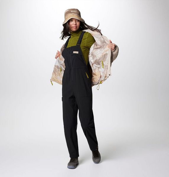 Women Columbia Wallowa™ Softshell Overalls Black | US-ONJPQZ-437