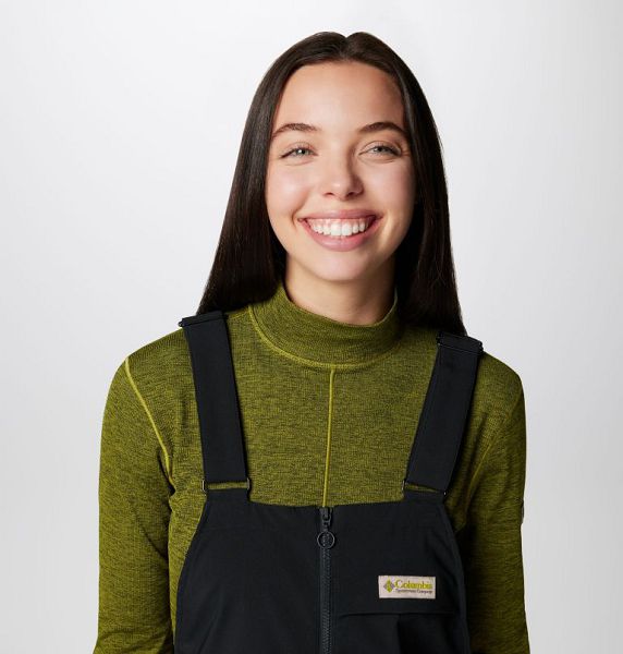 Women Columbia Wallowa™ Softshell Overalls Black | US-ONJPQZ-437