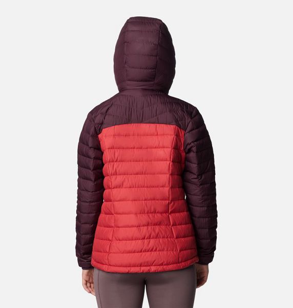 Women Columbia Westridge™ Hooded Down Jackets Burgundy / Red | US-TMRKOA-397