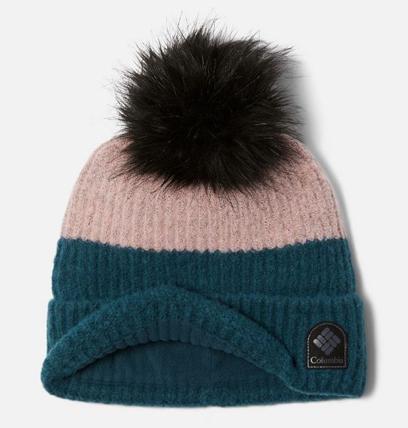 Women Columbia Winter Blur™ Pom Pom Beanie Pink | US-DSAFNJ-290