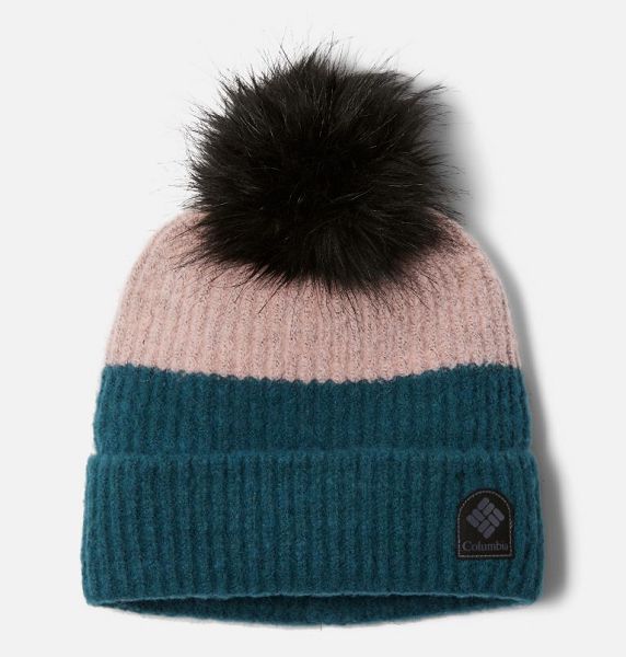 Women Columbia Winter Blur™ Pom Pom Beanie Pink | US-DSAFNJ-290