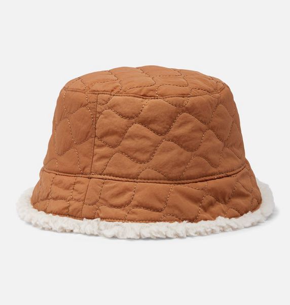 Women Columbia Winter Pass™ II Reversible Sherpa Quilted Bucket Hats Brown | US-NABEPJ-496