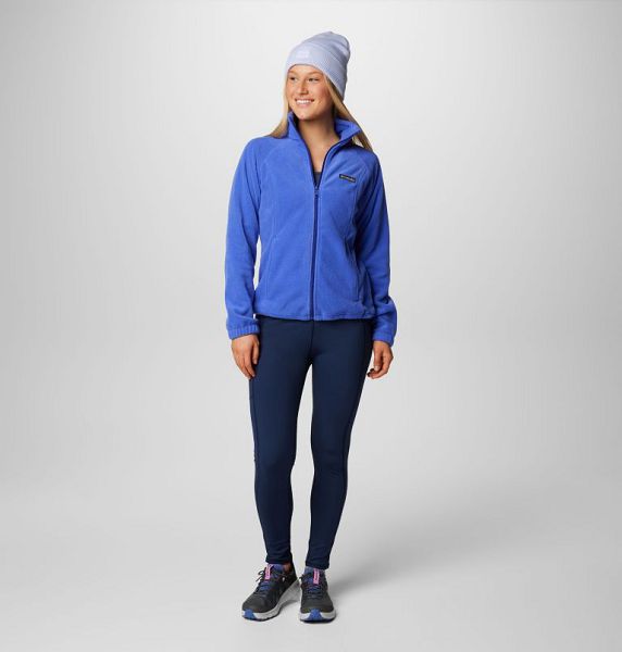 Women Columbia WoBenton Springs™ Full Zip Fleece Jackets Blue | US-MFUATI-690