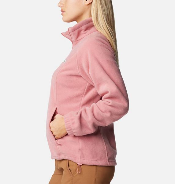 Women Columbia WoBenton Springs™ Full Zip Fleece Jackets Pink | US-KBWXDL-235