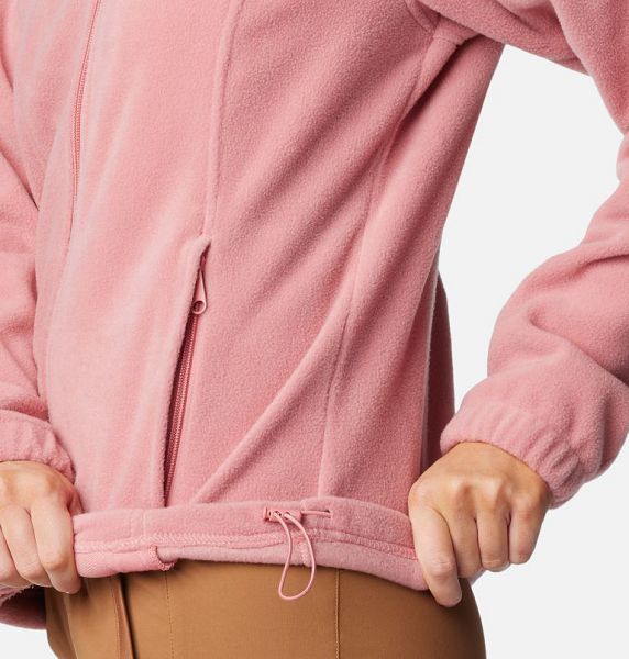 Women Columbia WoBenton Springs™ Full Zip Fleece Jackets Pink | US-KBWXDL-235