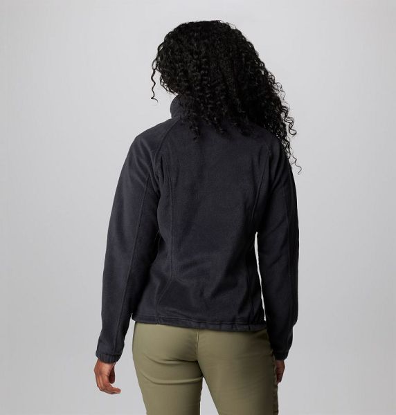 Women Columbia WoBenton Springs™ Full Zip Fleece Jackets Black | US-OTVFNR-324