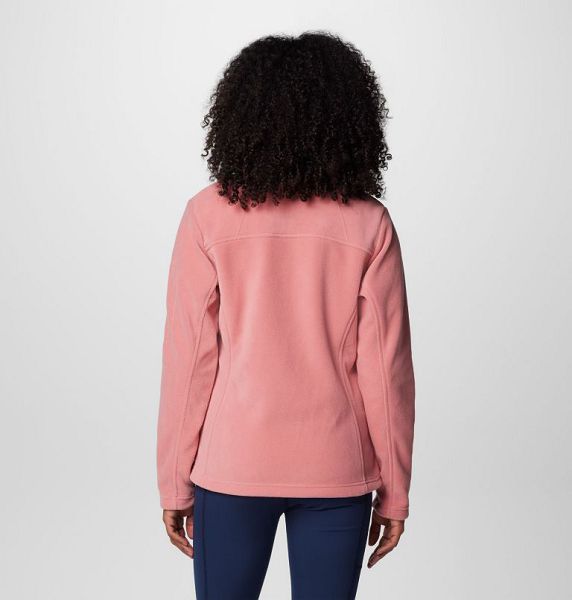 Women Columbia WoFast Trek™ II Fleece Jackets Pink | US-CAXEDP-492