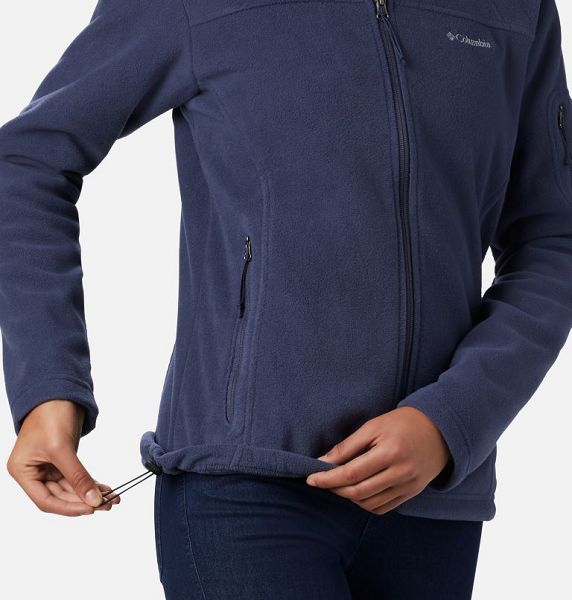 Women Columbia WoFast Trek™ II Fleece Jackets Navy | US-TSMIEU-019