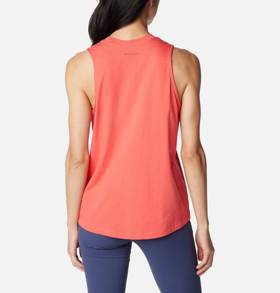 Women Columbia WoNorth Cascades™ Casual Graphic Tank Top Orange | US-RDQFHE-972