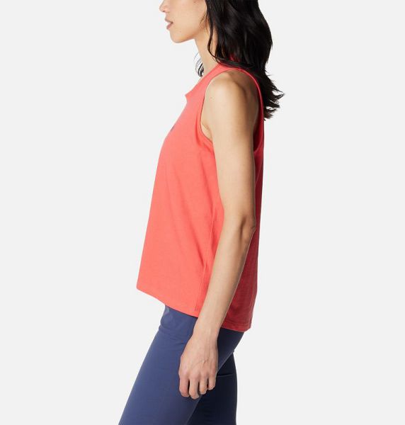 Women Columbia WoNorth Cascades™ Casual Graphic Tank Top Orange | US-RDQFHE-972