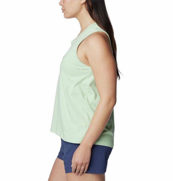 Women Columbia WoNorth Cascades™ Casual Graphic Tank Top Olive | US-FZHALY-513