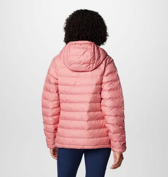 Women Columbia WoPowder Lite™ II Hooded Insulated Jackets Pink | US-UCBMKW-918