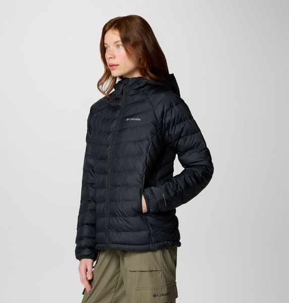 Women Columbia WoPowder Lite™ II Hooded Insulated Jackets Black | US-IMWDNK-168